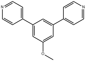 Pyridine, 4,4'-(5-methoxy-1,3-phenylene)bis- Structure