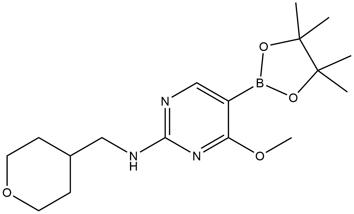 4-Methoxy-N-[(tetrahydro-2H-pyran-4-yl)methyl]-5-(4,4,5,5-tetramethyl-1,3,2-d... Structure