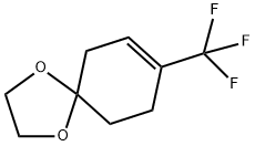 1,4-Dioxaspiro[4.5]dec-7-ene, 8-(trifluoromethyl)- Structure