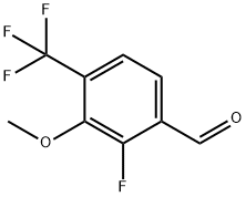 2-Fluoro-3-methoxy-4-(trifluoromethyl)benzaldehyde Structure