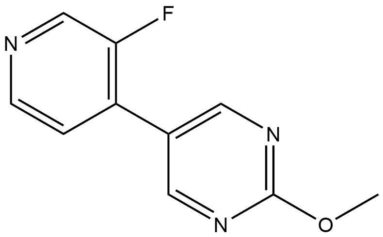 5-(3-Fluoro-4-pyridinyl)-2-methoxypyrimidine Structure