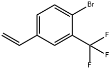 1-Bromo-4-ethenyl-2-(trifluoromethyl)benzene 구조식 이미지