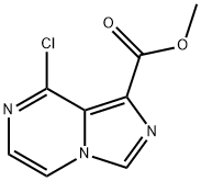 Imidazo[1,5-a]pyrazine-1-carboxylic acid, 8-chloro-, methyl ester Structure