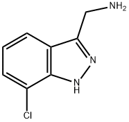 1H-Indazole-3-methanamine, 7-chloro- Structure