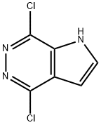 1H-Pyrrolo[2,3-d]pyridazine, 4,7-dichloro- 구조식 이미지