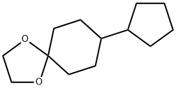 1,4-Dioxaspiro[4.5]decane, 8-cyclopentyl- Structure