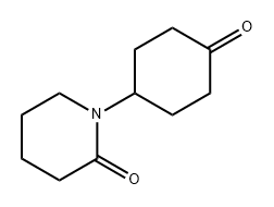 2-Piperidinone, 1-(4-oxocyclohexyl)- Structure