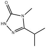 3H-1,2,4-Triazol-3-one, 2,4-dihydro-4-methyl-5-(1-methylethyl)- Structure