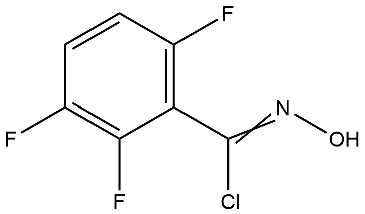 2,3,6-Trifluoro-N-hydroxybenzimidoyl Chloride Structure