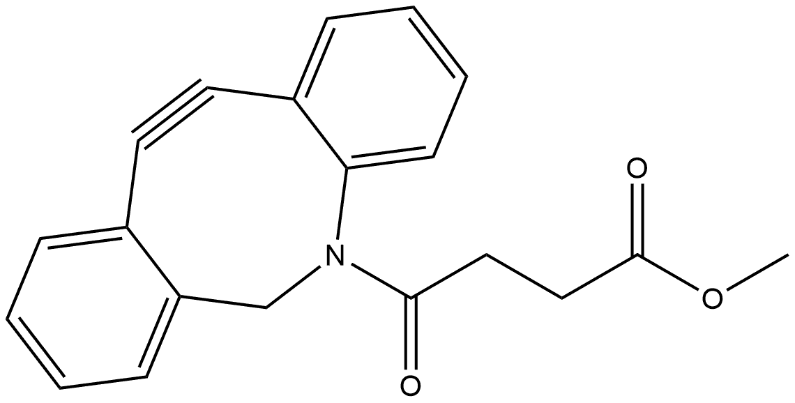 Dibenz[b,f]azocine-5(6H)-butanoic acid, 11,12-didehydro-γ-oxo-, methyl ester 구조식 이미지