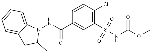 Indapamide Impurity 31 Structure