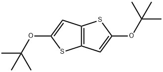 Thieno[3,2-b]thiophene, 2,5-bis(1,1-dimethylethoxy)- 구조식 이미지