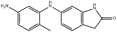 2H-Indol-2-one, 6-[(5-amino-2-methylphenyl)amino]-1,3-dihydro- Structure