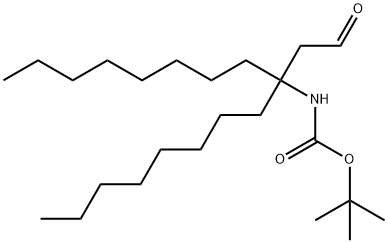 Boc-NH-Oc2-propanal Structure