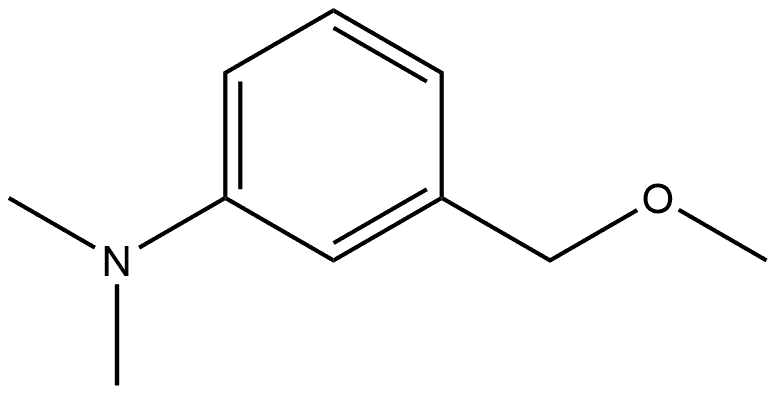 3-(Methoxymethyl)-N,N-dimethylbenzenamine Structure