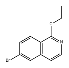 Isoquinoline, 6-bromo-1-ethoxy- Structure