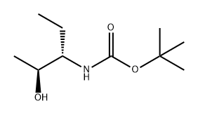 Carbamic acid, N-[(1S,2S)-1-ethyl-2-hydroxypropyl]-, 1,1-dimethylethyl ester Structure