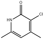 2(1H)-Pyridinone, 3-chloro-4,6-dimethyl- 구조식 이미지