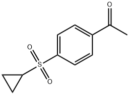 1-(4-(cyclopropylsulfonyl)phenyl)ethanone Structure