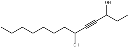 4-Tridecyne-3,6-diol Structure