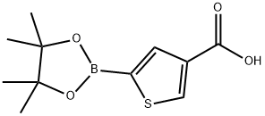 4-Carboxythiophene-2-boronic acid pinacol ester Structure