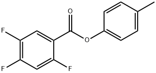 4-Methylphenyl 2,4,5-trifluorobenzoate 구조식 이미지