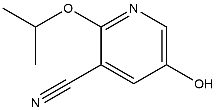 5-Hydroxy-2-(1-methylethoxy)-3-pyridinecarbonitrile Structure