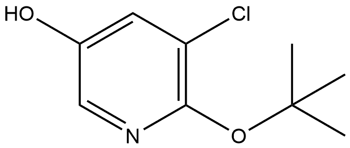 5-Chloro-6-(1,1-dimethylethoxy)-3-pyridinol Structure