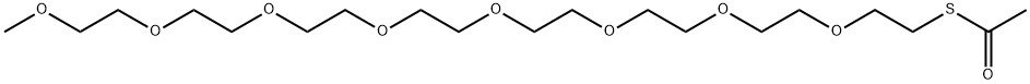 m-PEG8-AcS Structure