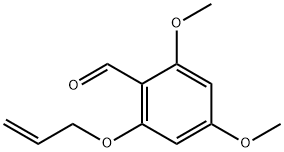 Benzaldehyde, 2,4-dimethoxy-6-(2-propen-1-yloxy)- Structure