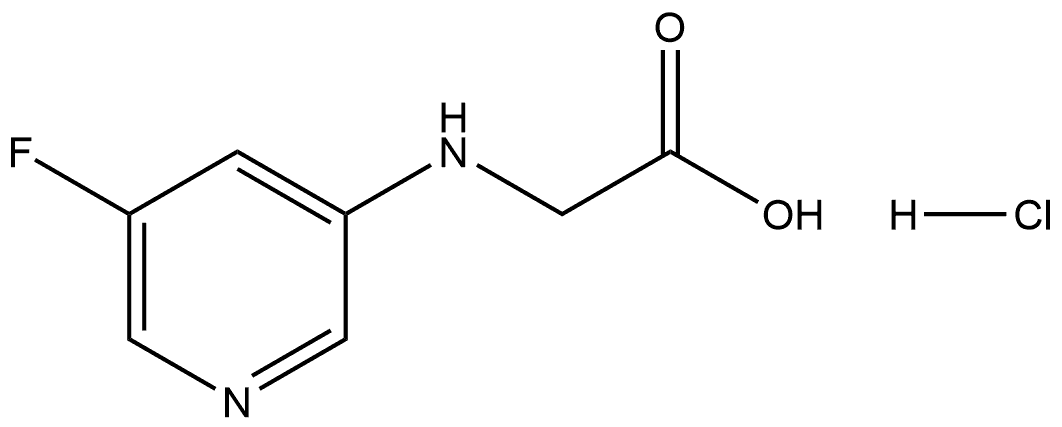 (5-fluoropyridin-3-yl)glycine hydrochloride Structure