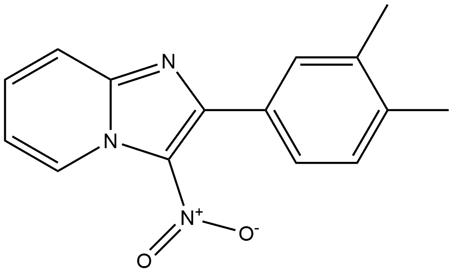 2-(3,4-dimethylphenyl)-3-nitroimidazo[1,2-a]pyridine Structure