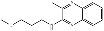 2-Quinoxalinamine, N-(3-methoxypropyl)-3-methyl- Structure