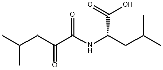 (2S)-4-Methyl-2-[(4-methyl-2-oxopentanoyl)amino]pentanoic acid Structure