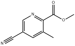 methyl 5-cyano-3-methylpicolinate Structure