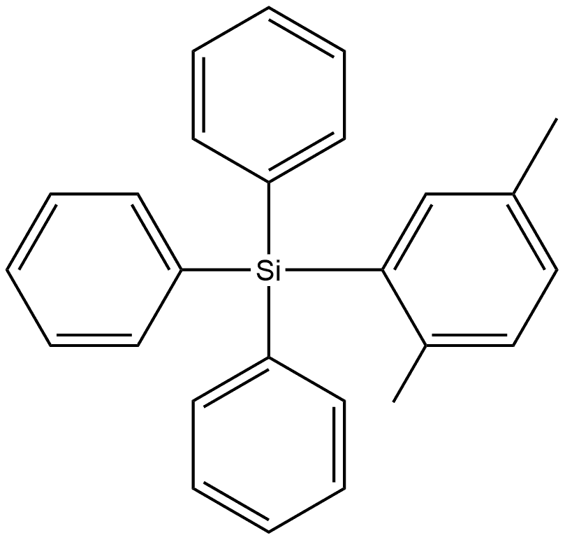 1,4-Dimethyl-2-(triphenylsilyl)benzene Structure