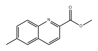 2-Quinolinecarboxylic acid, 6-methyl-, methyl ester Structure