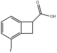 Bicyclo[4.2.0]octa-1,3,5-triene-7-carboxylic acid, 2-fluoro- Structure