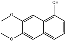 1-Naphthalenol, 6,7-dimethoxy- 구조식 이미지