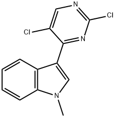 1H-Indole, 3-(2,5-dichloro-4-pyrimidinyl)-1-methyl- Structure