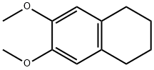 Naphthalene, 1,2,3,4-tetrahydro-6,7-dimethoxy- Structure