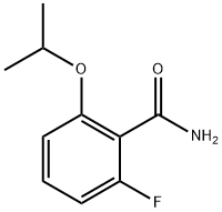 Benzamide, 2-fluoro-6-(1-methylethoxy)- Structure