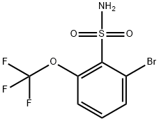 2-Bromo-6-(trifluoromethoxy)benzenesulfonamide Structure