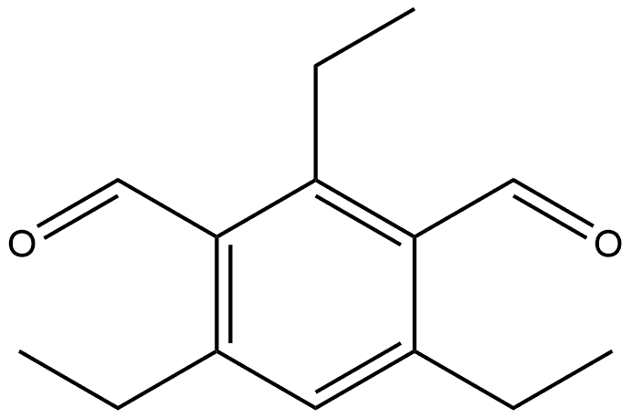 2,4,6-triethylisophthalaldehyde Structure