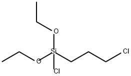 Silane, chloro(3-chloropropyl)diethoxy- 구조식 이미지