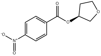 3-Furanol, tetrahydro-, 3-(4-nitrobenzoate), (3S)- 구조식 이미지