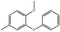 Benzene, 1-methoxy-4-methyl-2-phenoxy- Structure