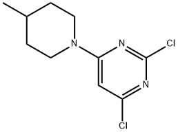 2,4-Dichloro-6-(4-methyl-1-piperidinyl)pyrimidine Structure