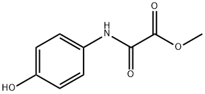 N-(4-Hydroxyphenyl)oxalamic acid methyl ester Structure