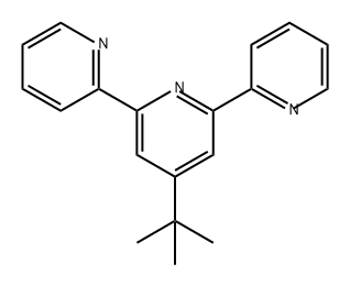 2,2':6',2''-Terpyridine, 4'-(1,1-dimethylethyl)- Structure